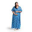 Blue Leaf Rajasthani kaftan