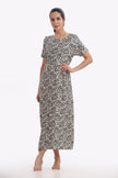 Leopard Print Zipless Feeding Frock