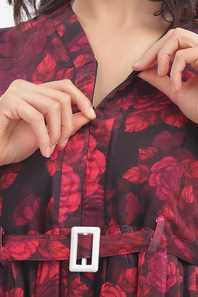 Rose charm feeding frock