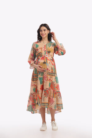Autumn Bloom feeding frock